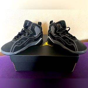 Nike Jordan True Flight Sneakers in “Black Cool Grey” Size 2.5